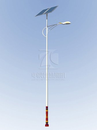 新農村也用上了太陽能路燈