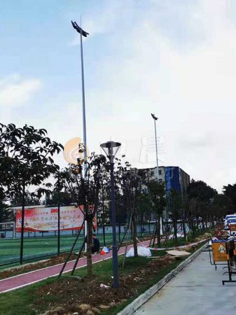 工程案例-龍泉航天工業園區球場照明